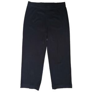 Exclusively Misook Womens Size Small Elastic Waist Dress Pants Black HIgh Rise